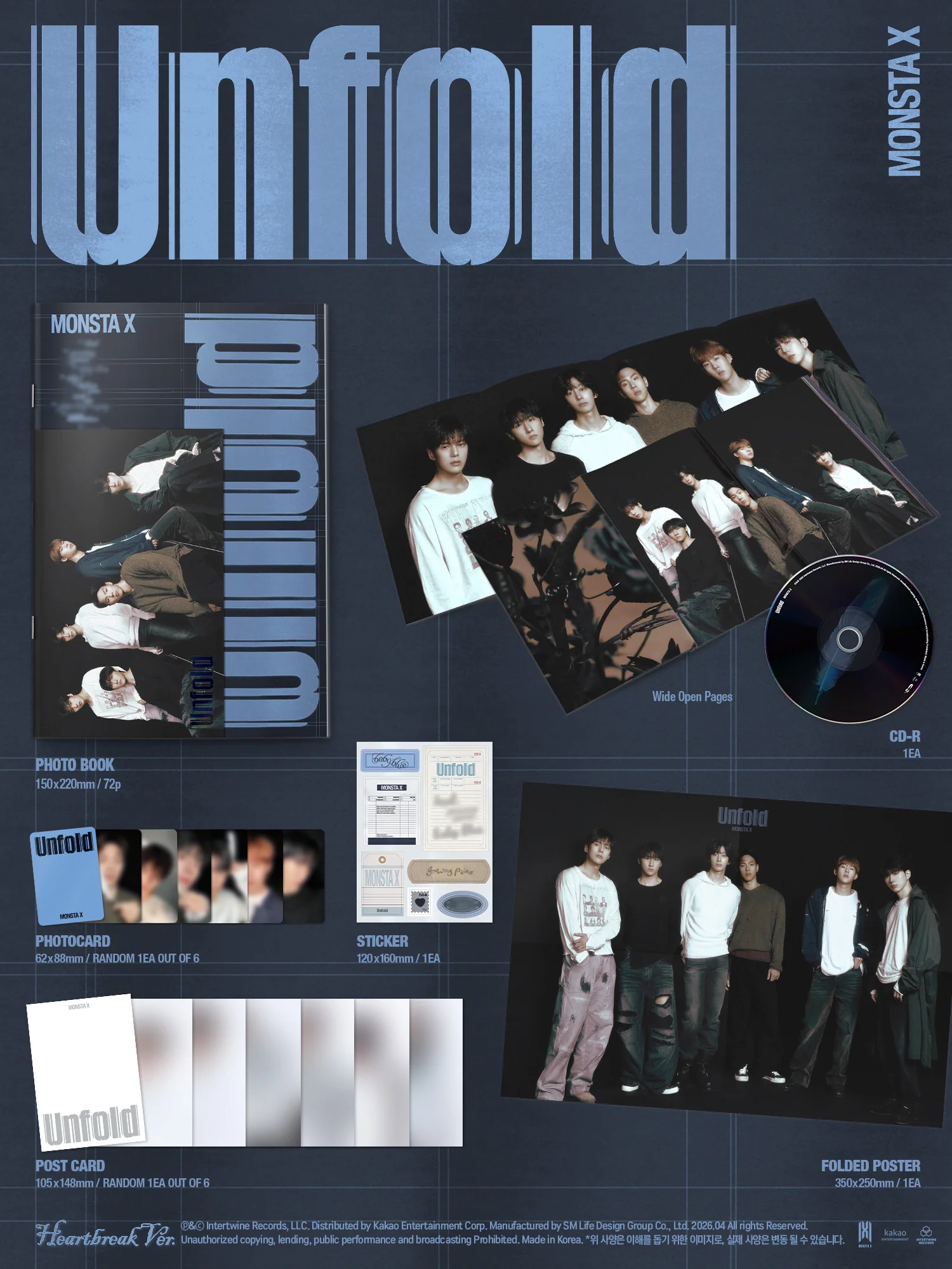MONSTA X - UNFOLD - America Full Album (Standard Ver.) - Image 2