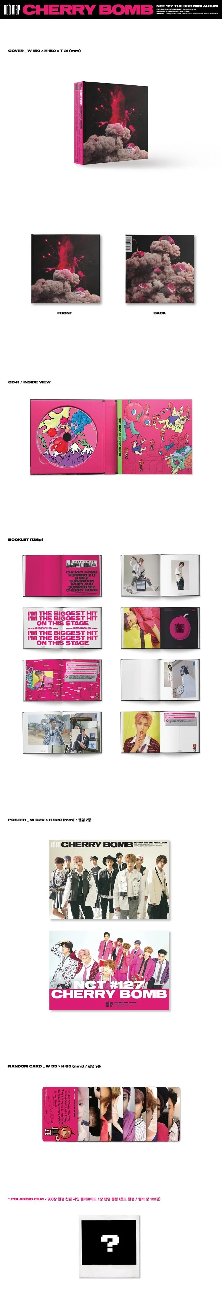 NCT 127 - Cherry Bomb - 3rd Mini Album - Image 2