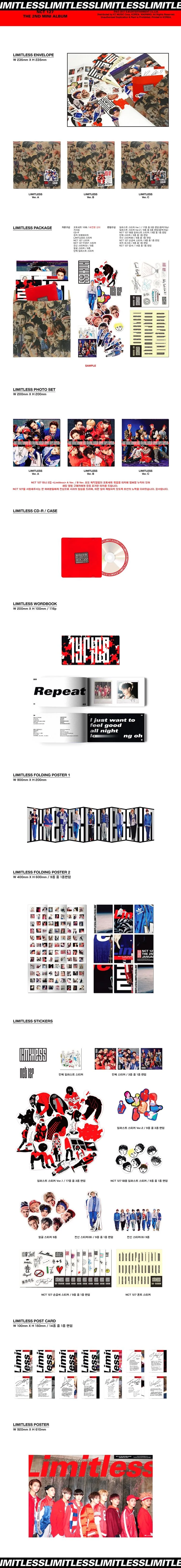 NCT 127 - Limitless - 2nd Mini Album - Image 2