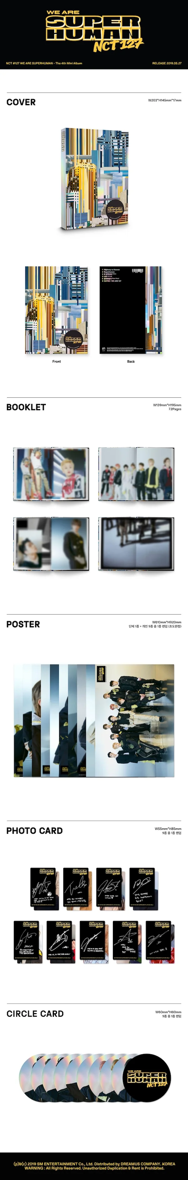 NCT 127 - WE ARE SUPERHUMAN - 4th Mini Album - Image 2