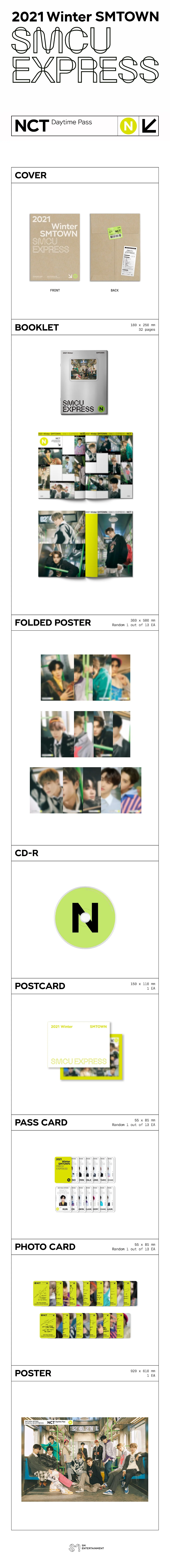 NCT - 2021 Winter SMTOWN : SMCU EXPRESS - Album (Daytime Pass Ver.) - Image 2