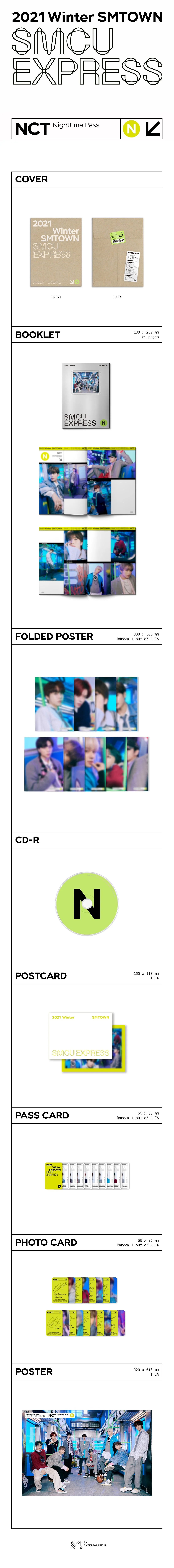 NCT - 2021 Winter SMTOWN : SMCU EXPRESS - Album (Nighttime Pass Ver.) - Image 2
