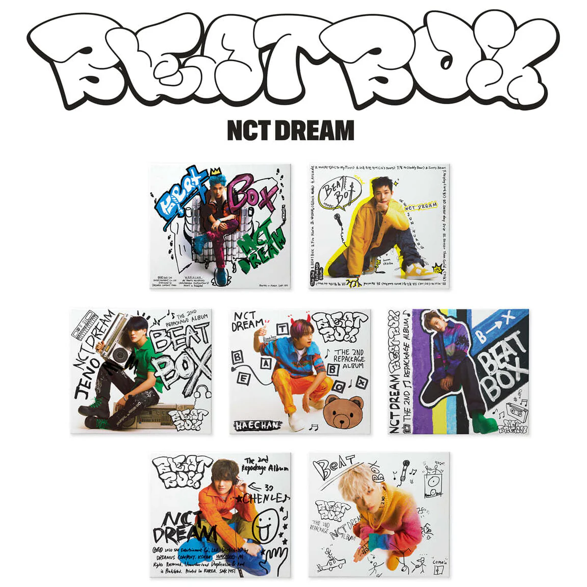 NCT DREAM - Beatbox - 2nd Album Repackage (Digipack Ver.)