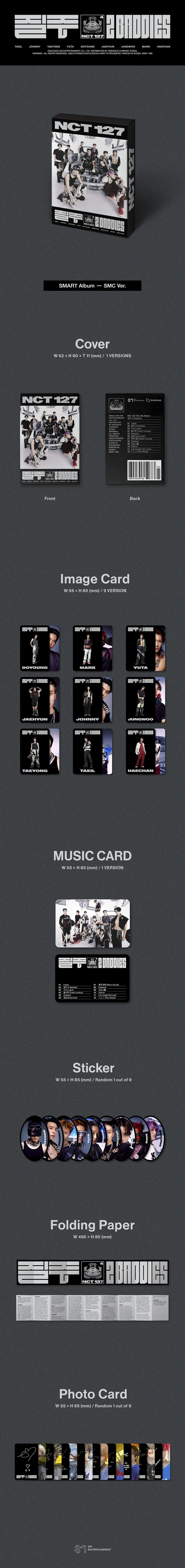NCT 127 - 질주(2 Baddies) - 4th Album (SMC Ver.) - Image 2