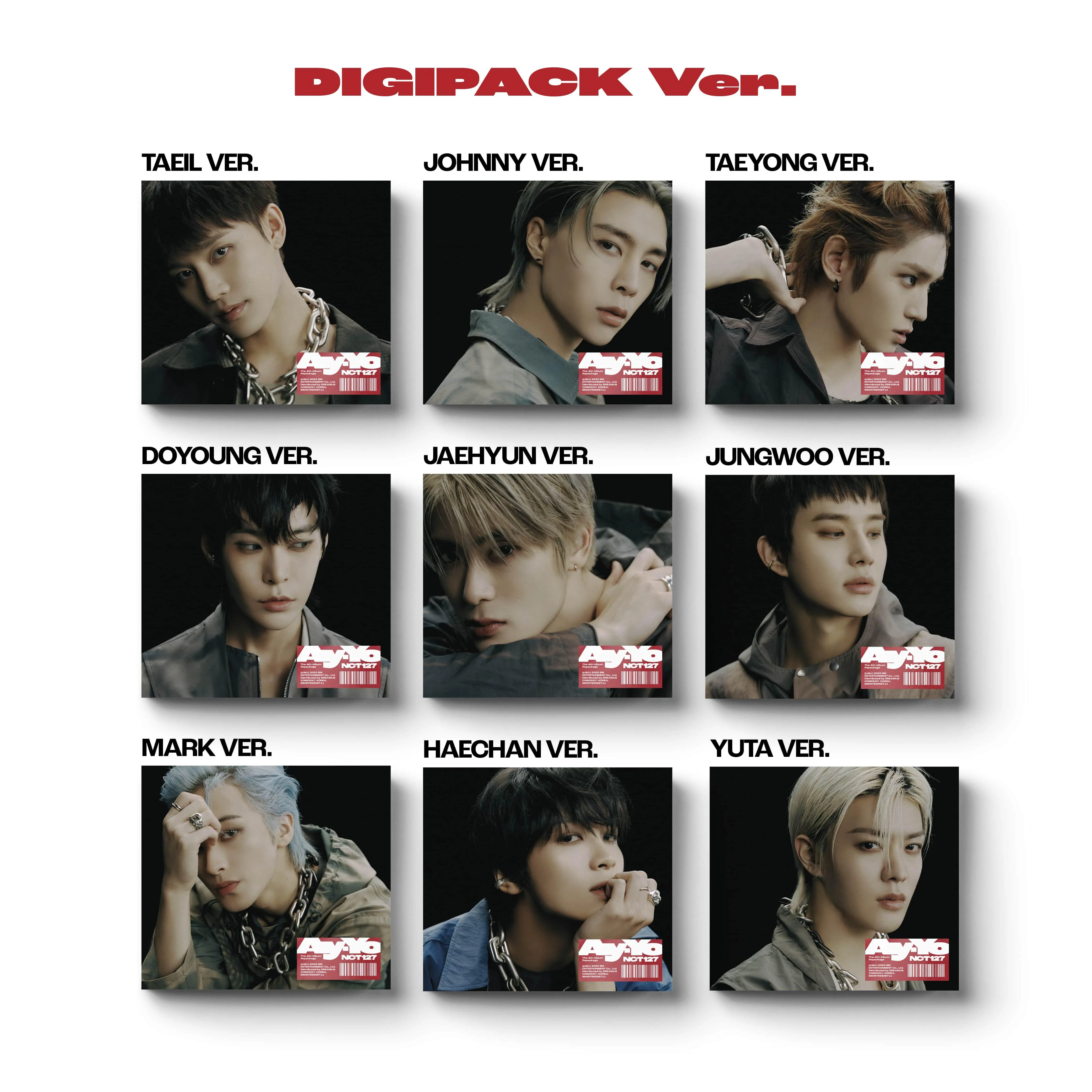 NCT 127 - Ay-Yo - 4th Album Repackage (Digipack Ver.)