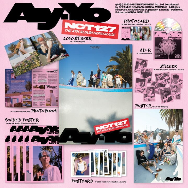 NCT 127 - Ay-Yo - 4th Album Repackage (A Ver.) - Image 2