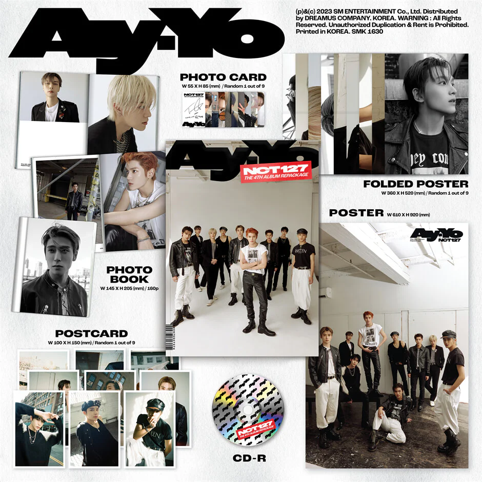 NCT 127 - Ay-Yo - 4th Album Repackage (B Ver.) - Image 2