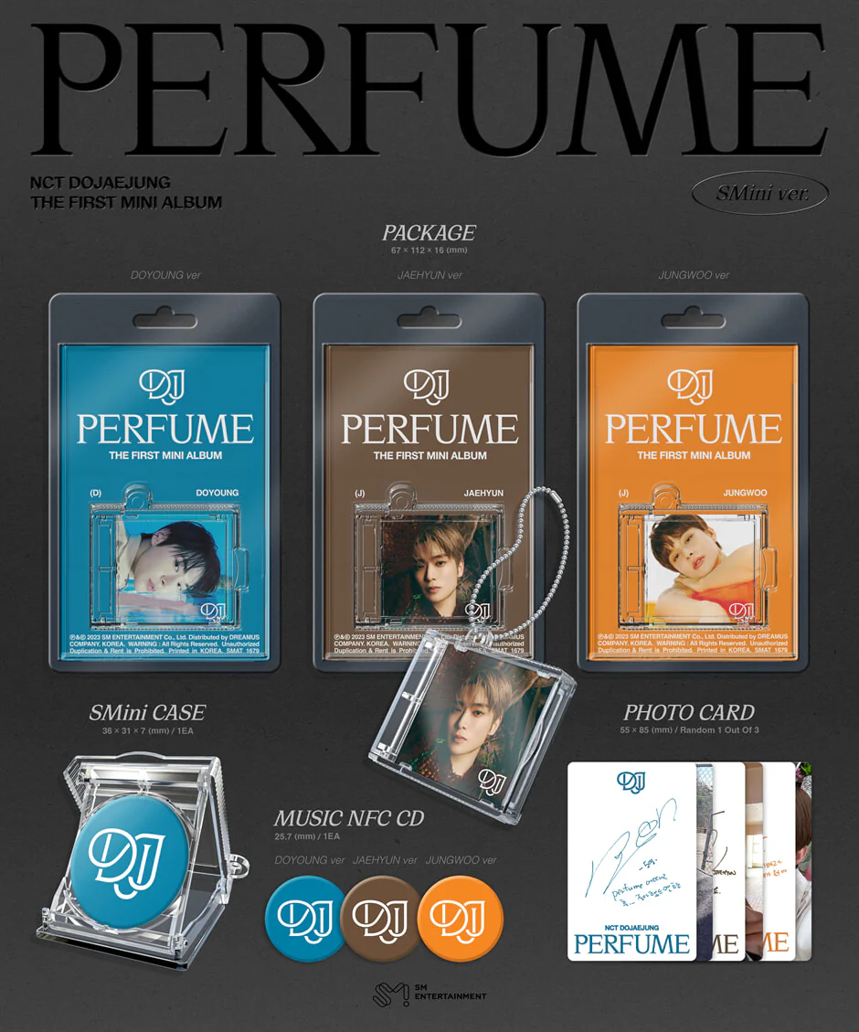 NCT DOJAEJUNG - PERFUME - 1st Mini Album (SMini Ver.) - Image 2