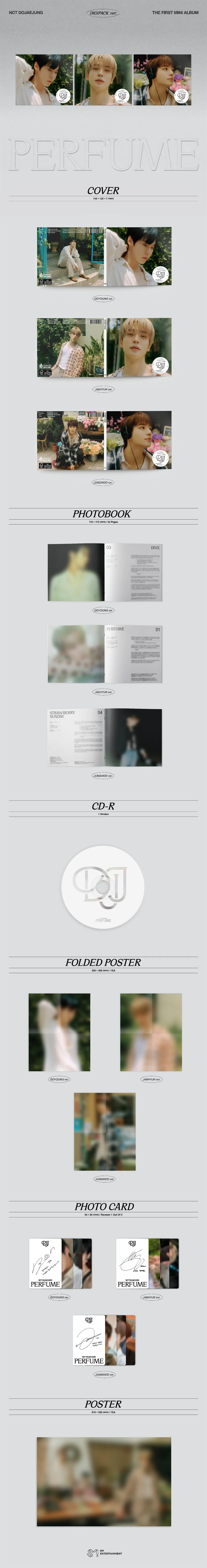 NCT DOJAEJUNG - PERFUME - 1st Mini Album (Digipack Ver.) - Image 2