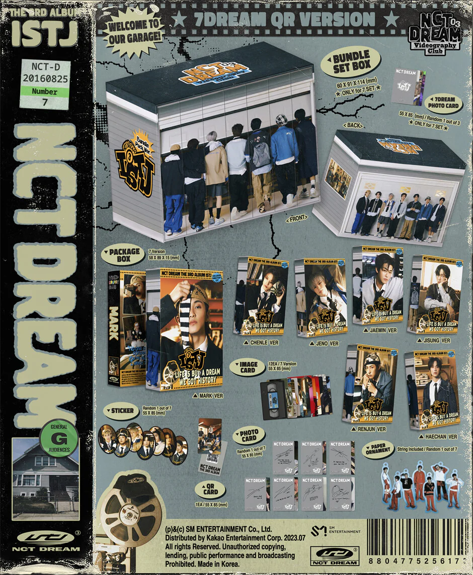 NCT DREAM - ISTJ - 3rd Full Album (7DREAM QR Ver.) - Image 2