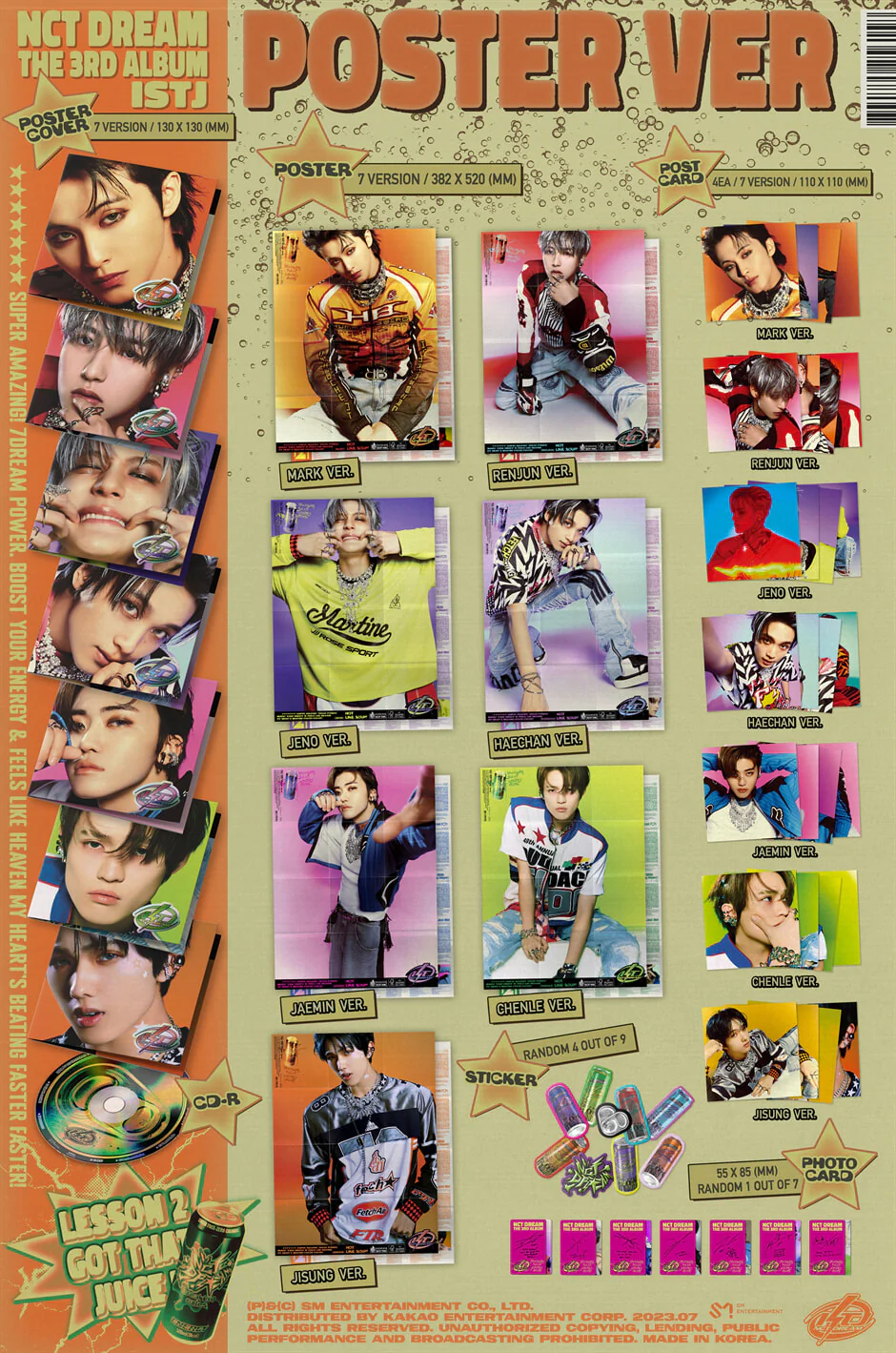 NCT DREAM - ISTJ - 3rd Full Album (Poster Ver.) - Image 2