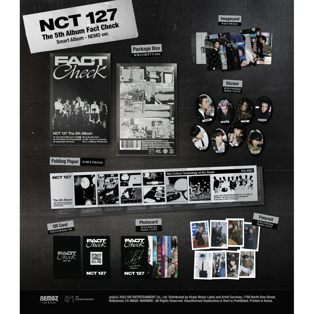 NCT 127 - Fact Check - 5th Album (QR Ver.) - Image 2