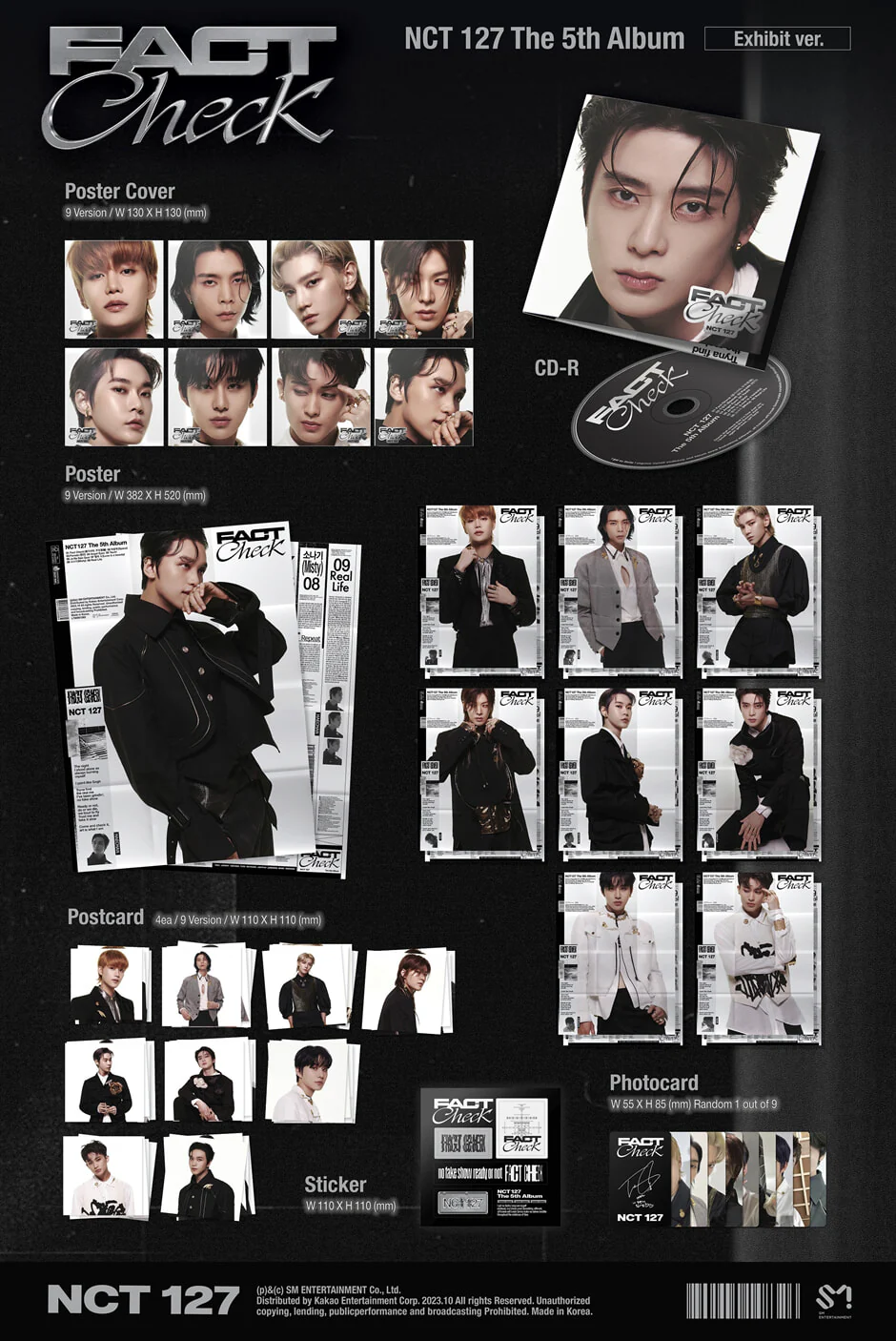 NCT 127 - Fact Check - 5th Album (Exhibit Ver.) - Image 2