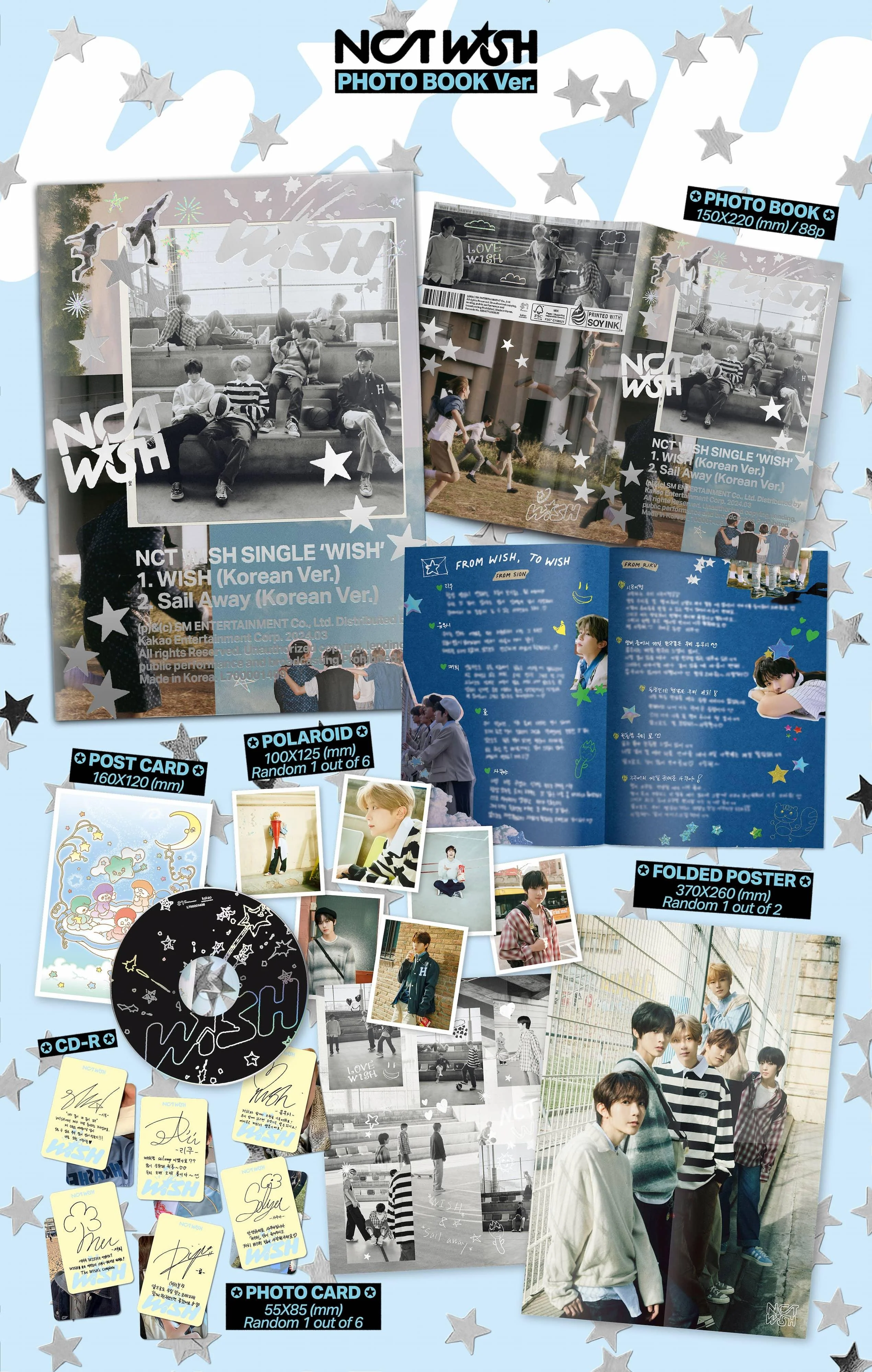 NCT WISH - WISH - Single Album (Photobook Ver.) - Image 2