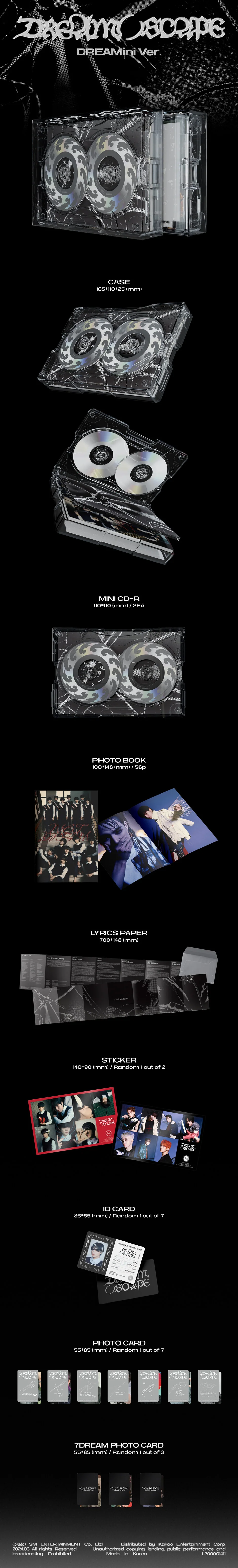 NCT DREAM - DREAM( )SCAPE - Album (DREAMini Ver. / Case Ver.) - Image 2