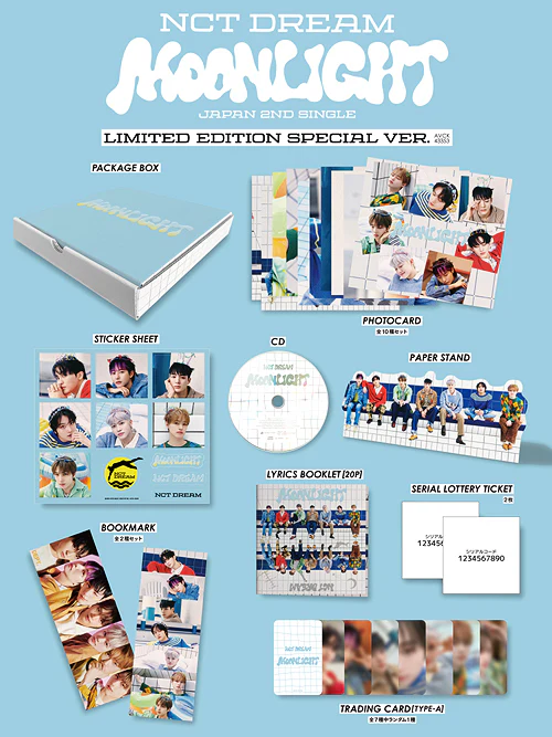 NCT DREAM - Moonlight - Japan 2nd Single Album (Limited Edition) - Image 2