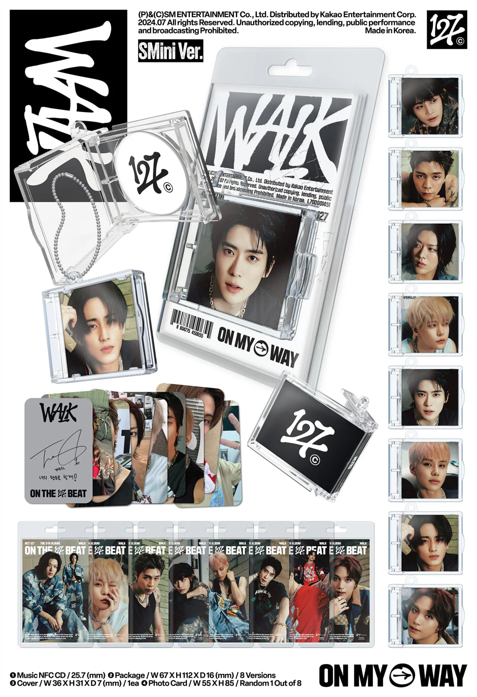NCT 127 - WALK - 6th Album (SMini Ver.) - Image 2