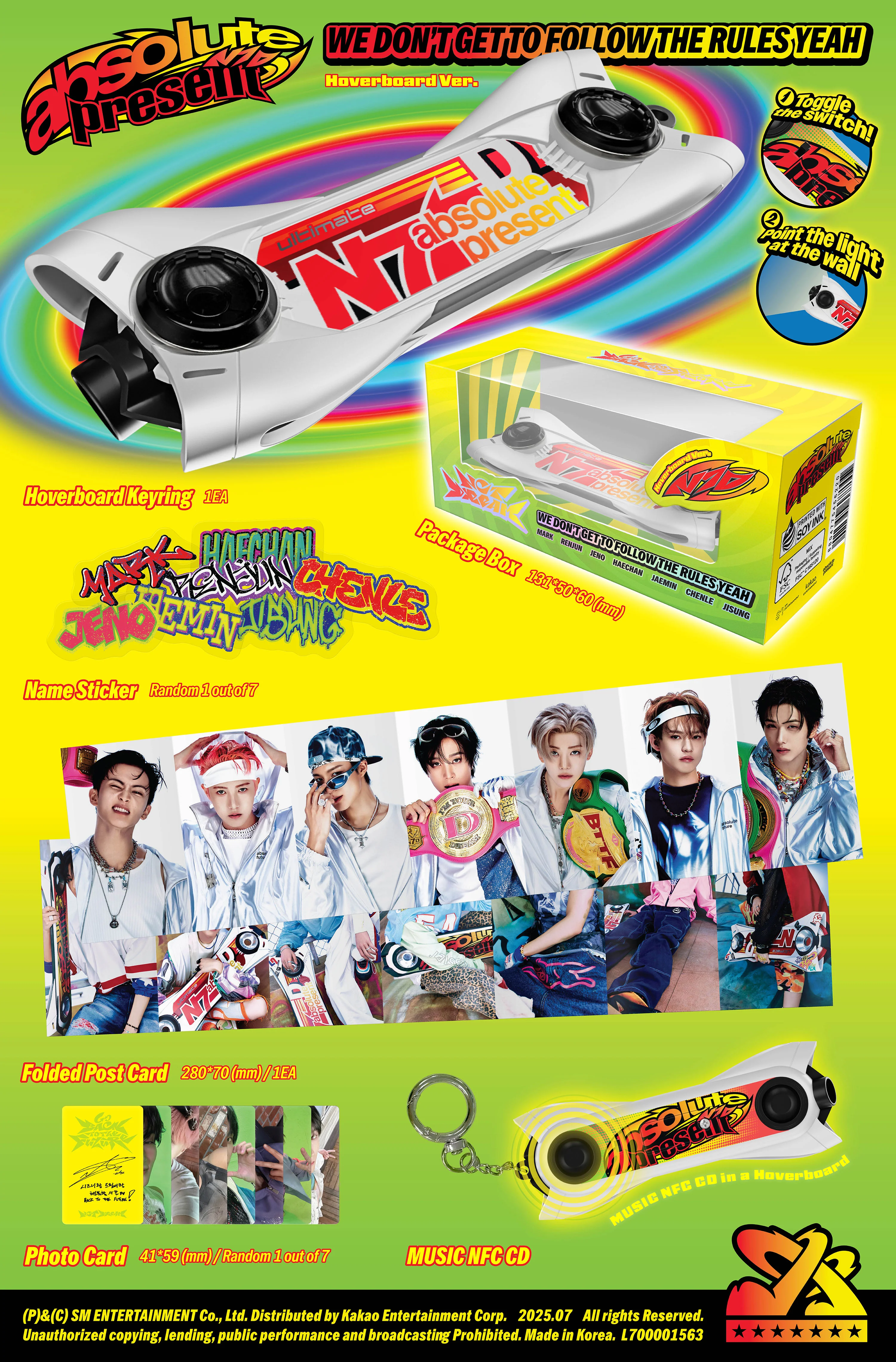 NCT DREAM - Go Back To The Future - 5th Mini Album (Hoverboard Ver.) - Image 2