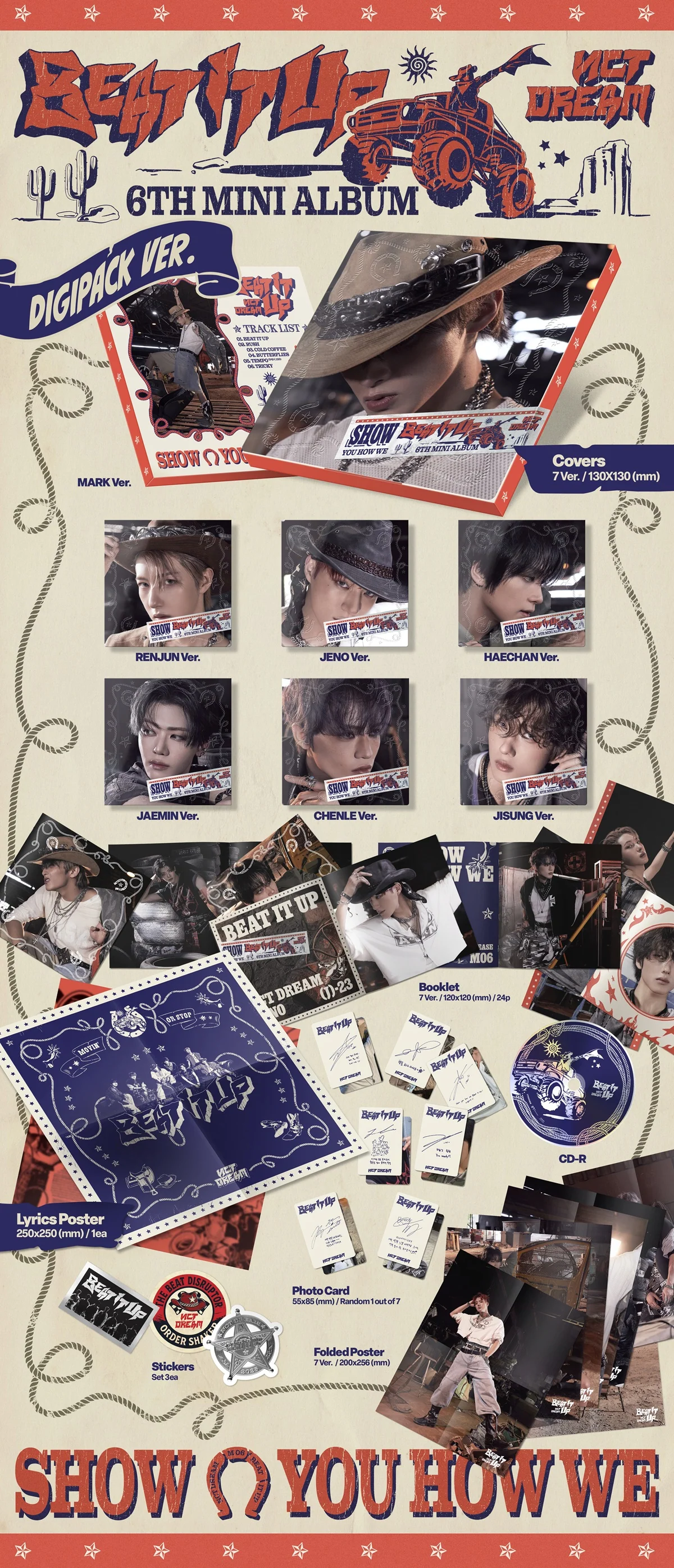 NCT DREAM - Beat It Up - 6th Mini Album (Digipack Ver.) - Image 2