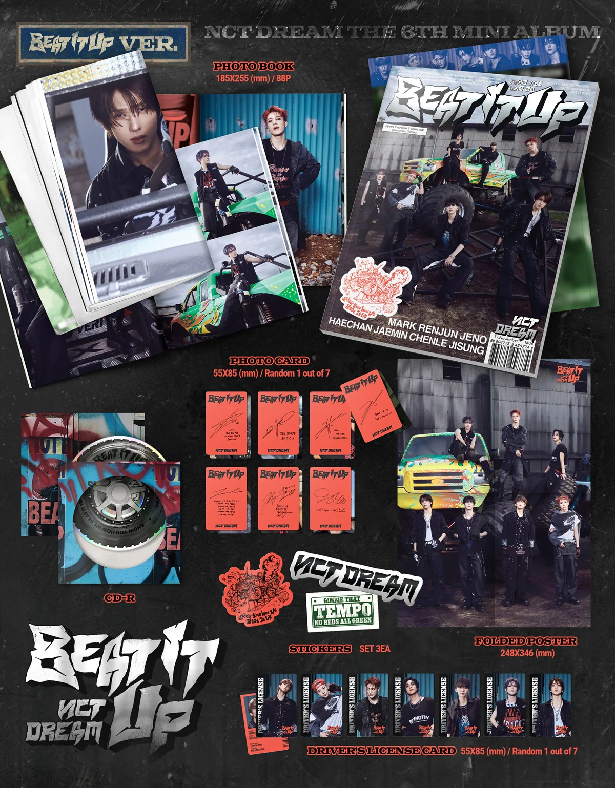 NCT DREAM - Beat It Up - 6th Mini Album (Beat It Up Ver.) - Image 2