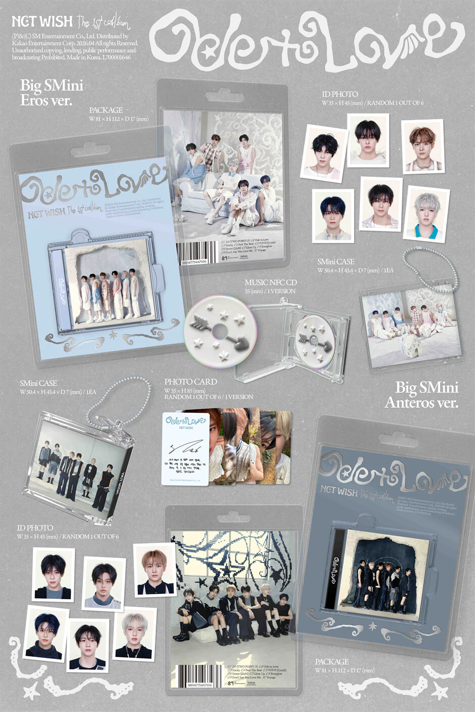 NCT WISH - Ode to Love - 1st Album (Big SMini Ver.) - Image 2