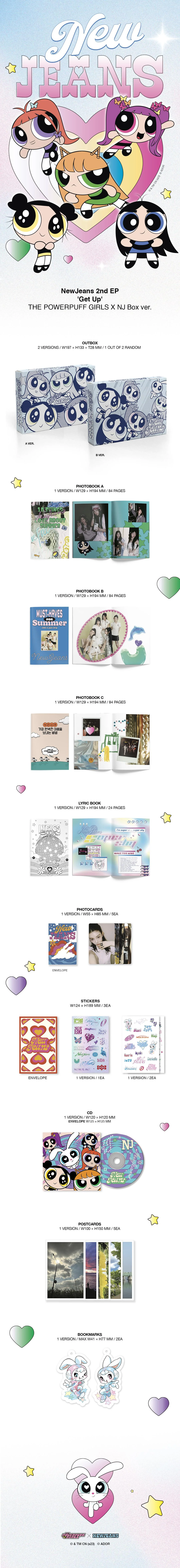 NewJeans - Get Up - 2nd EP Album (The POWERPUFF GIRLS X NJ Box Ver.) - Image 2