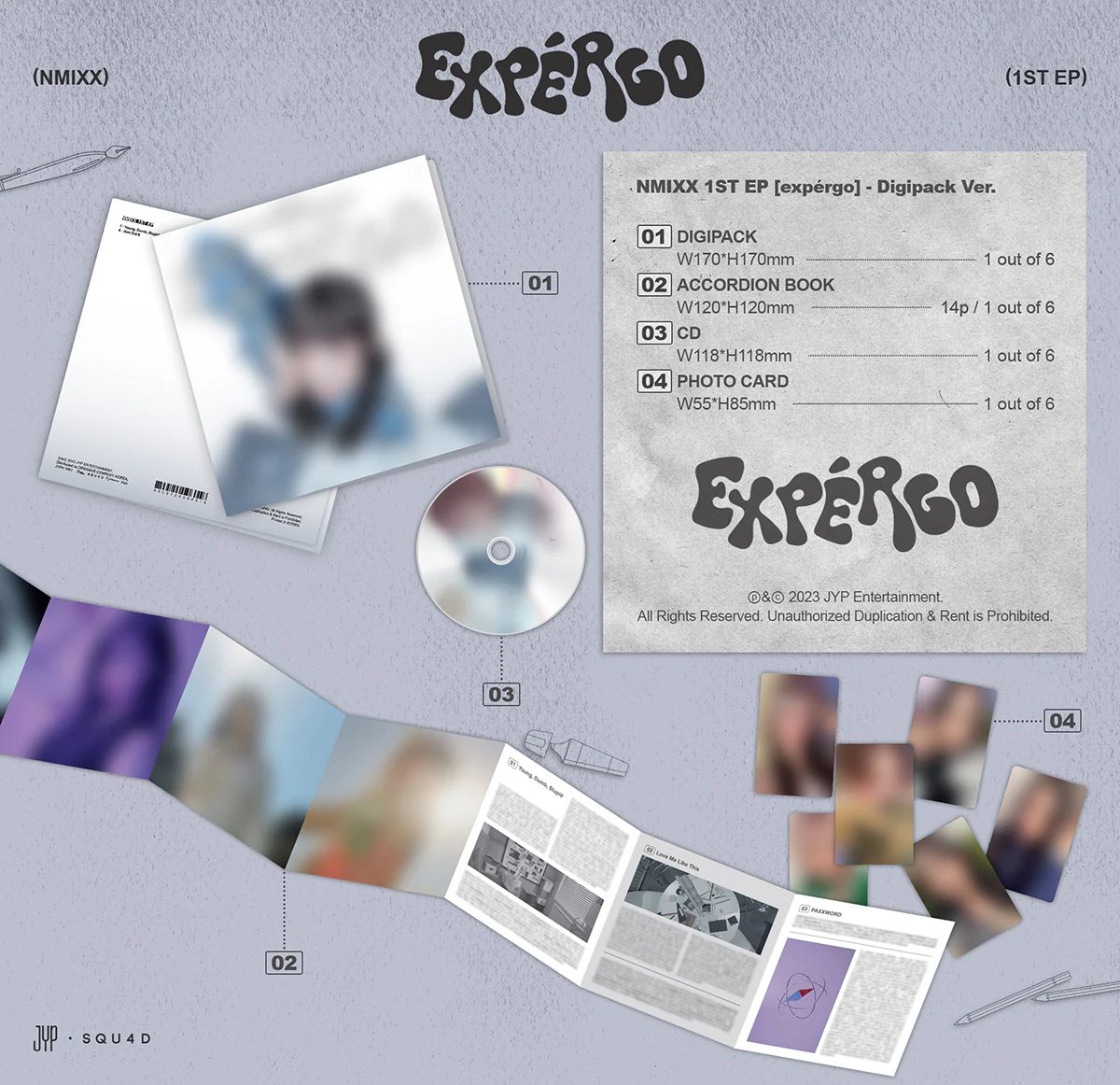 NMIXX - EXPÉRGO - 1st EP Album (Digipack Ver.) - Image 2