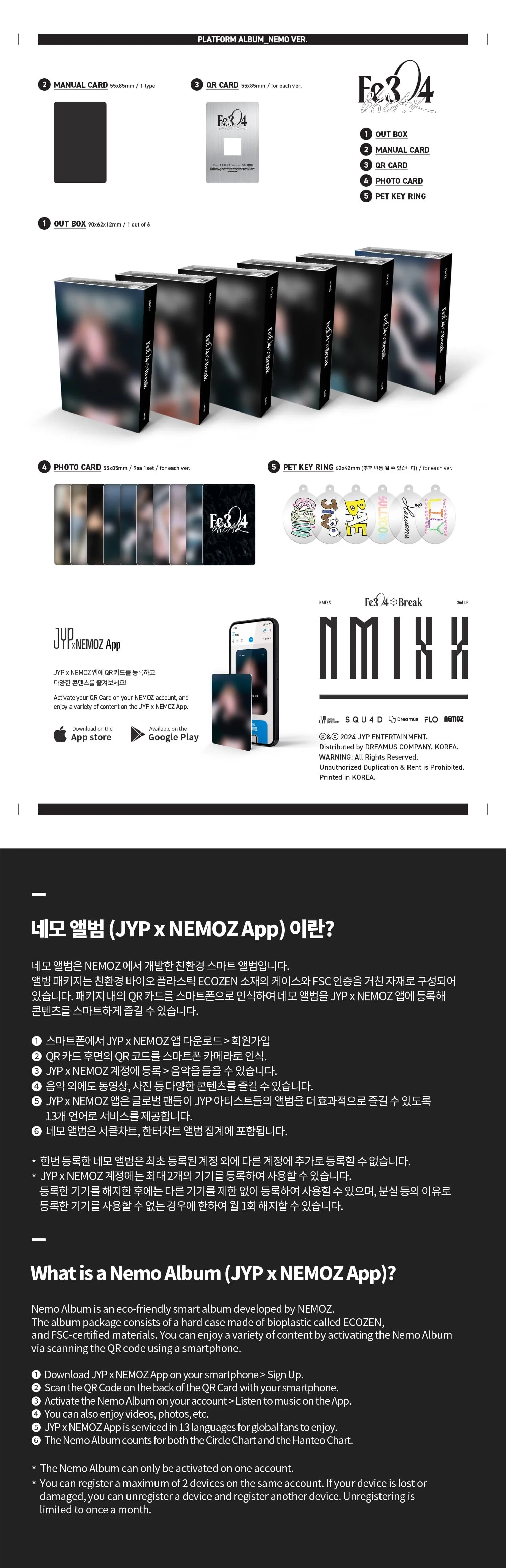 NMIXX - Fe3O4: BREAK - 2nd EP Album (Platform Album / Nemo Ver.) - Image 2
