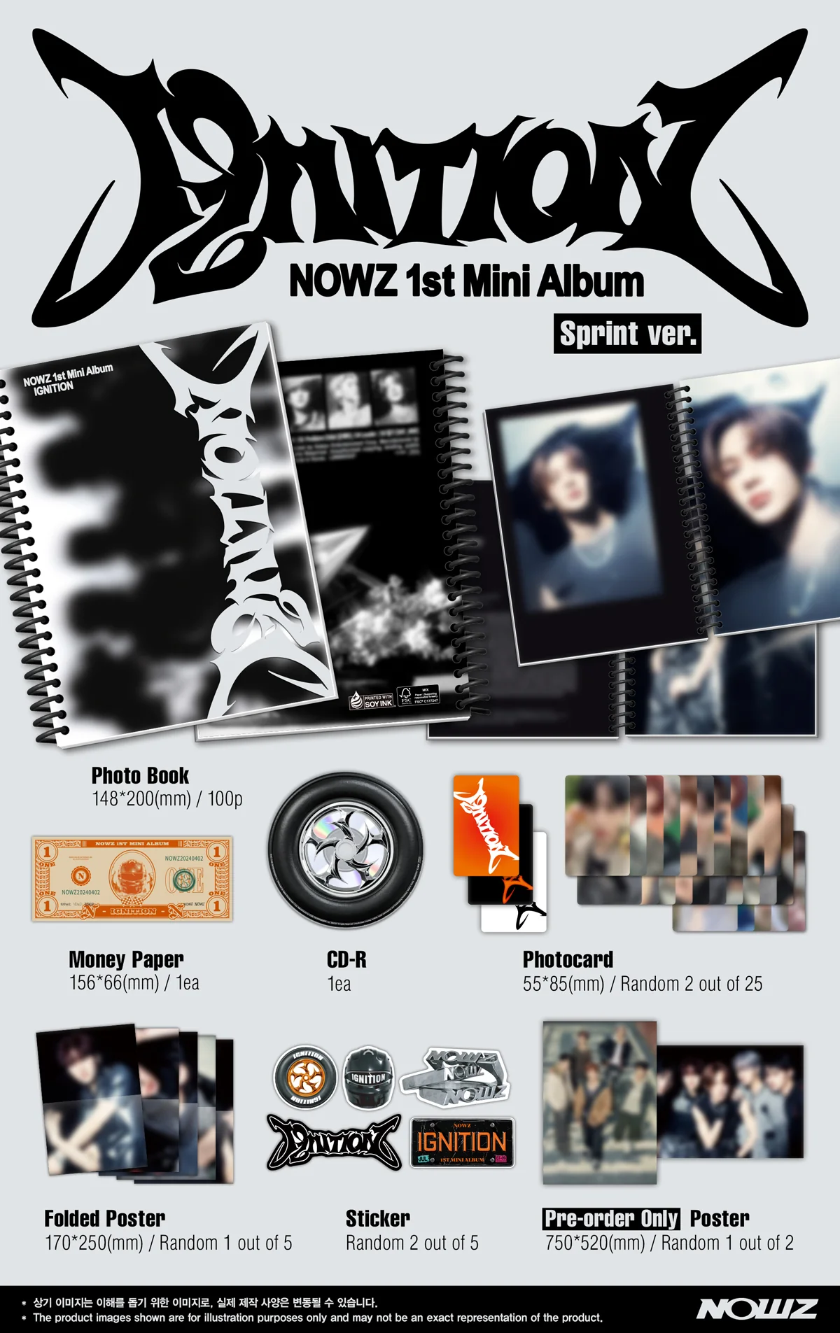 NOWZ - IGNITION - 1st Mini Album - Image 3