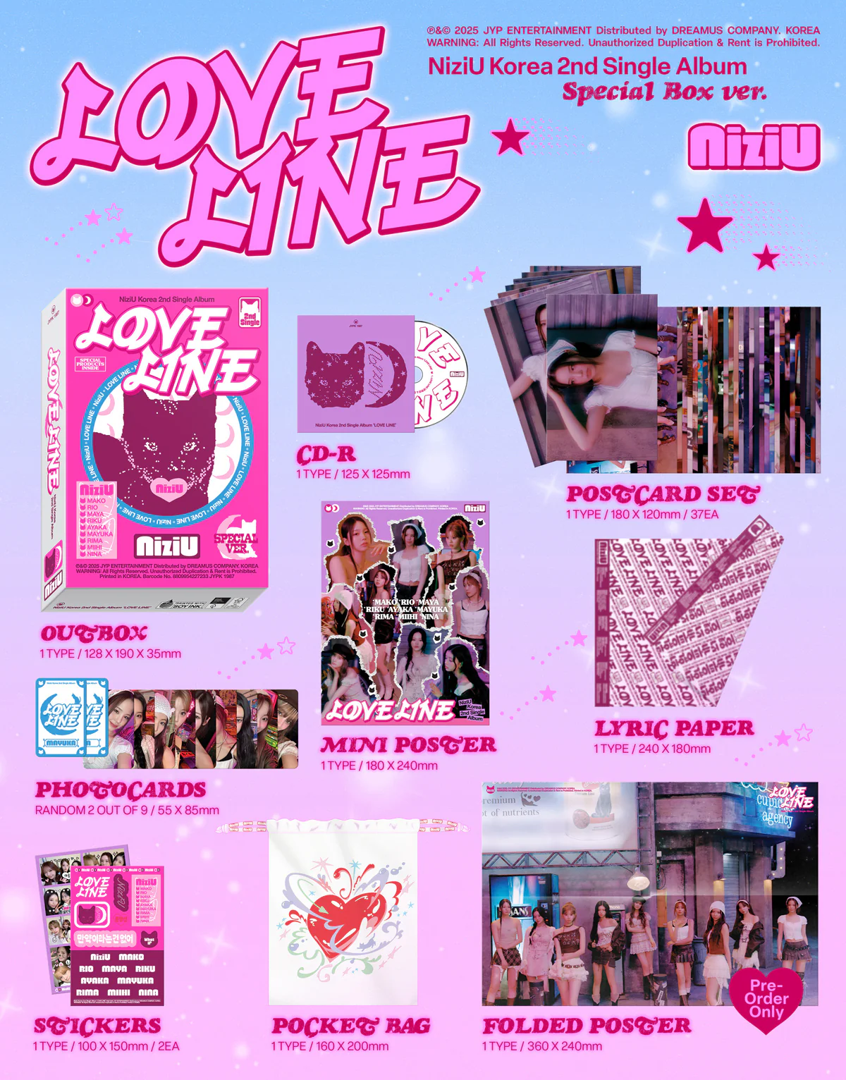 NiziU - LOVE LINE - 2nd Korean Single (Special Ver.) - Image 2