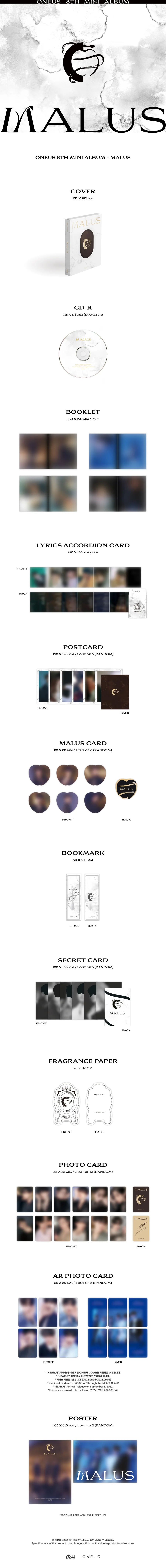 ONEUS - MALUS - 8th Mini Album (Main Ver.) - Image 2