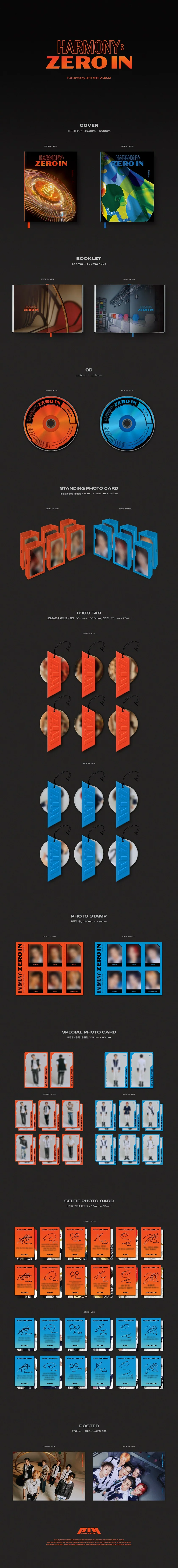 P1HARMONY - HARMONY : ZERO IN - 4th Mini Album - Image 2