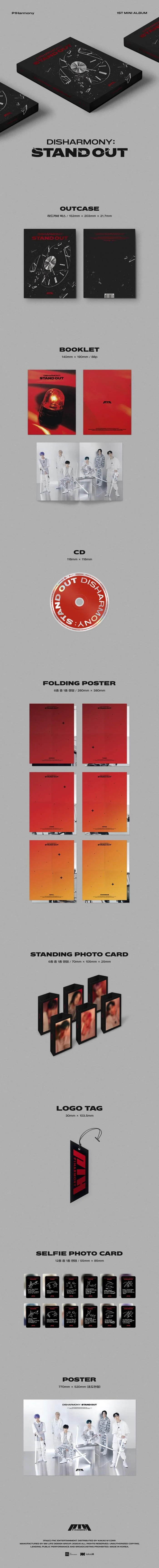 P1HARMONY - DISHARMONY: STAND OUT - 1st Mini Album - Image 2