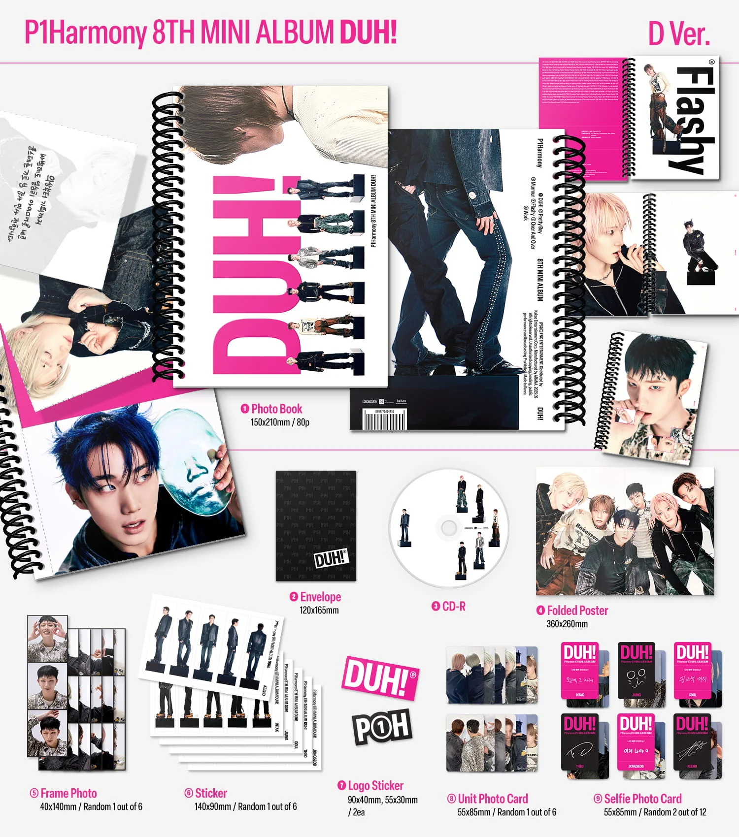 P1Harmony - DUH! - 8th Mini Album - Image 2