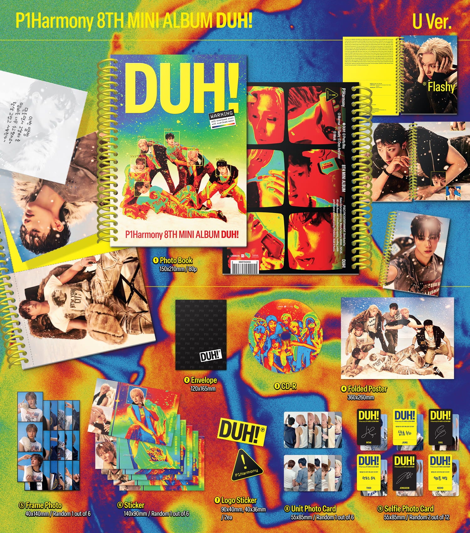 P1Harmony - DUH! - 8th Mini Album - Image 3