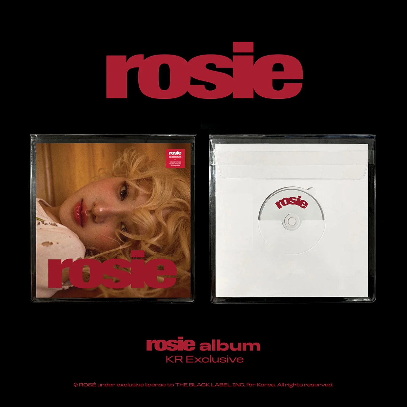Rosé (BLACKPINK) - rosie - 1st Studio Album (KR Exclusive Ver.)