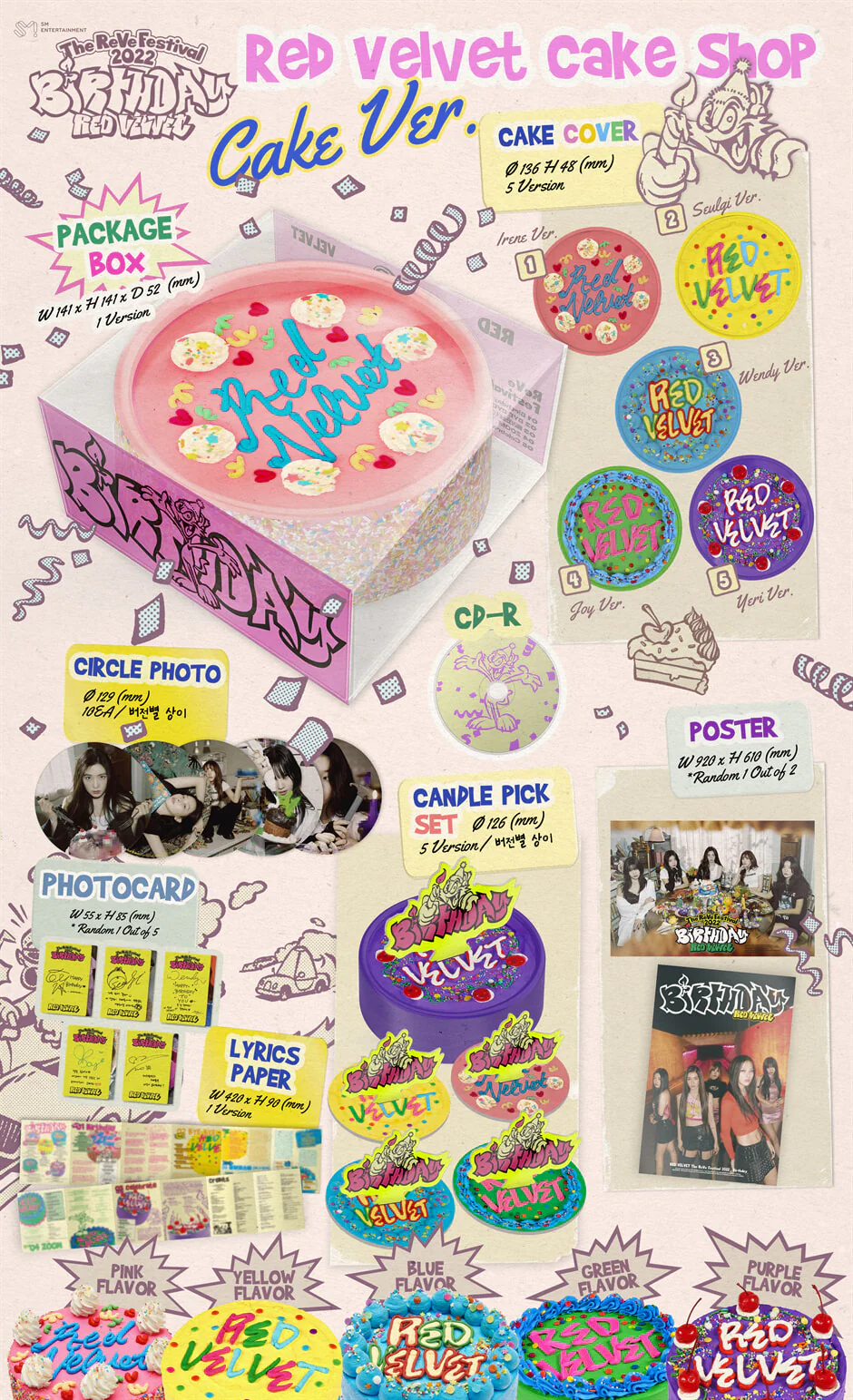 Red Velvet - The ReVe Festival 2022 - Birthday - Mini Album (Cake Ver.) - Image 2