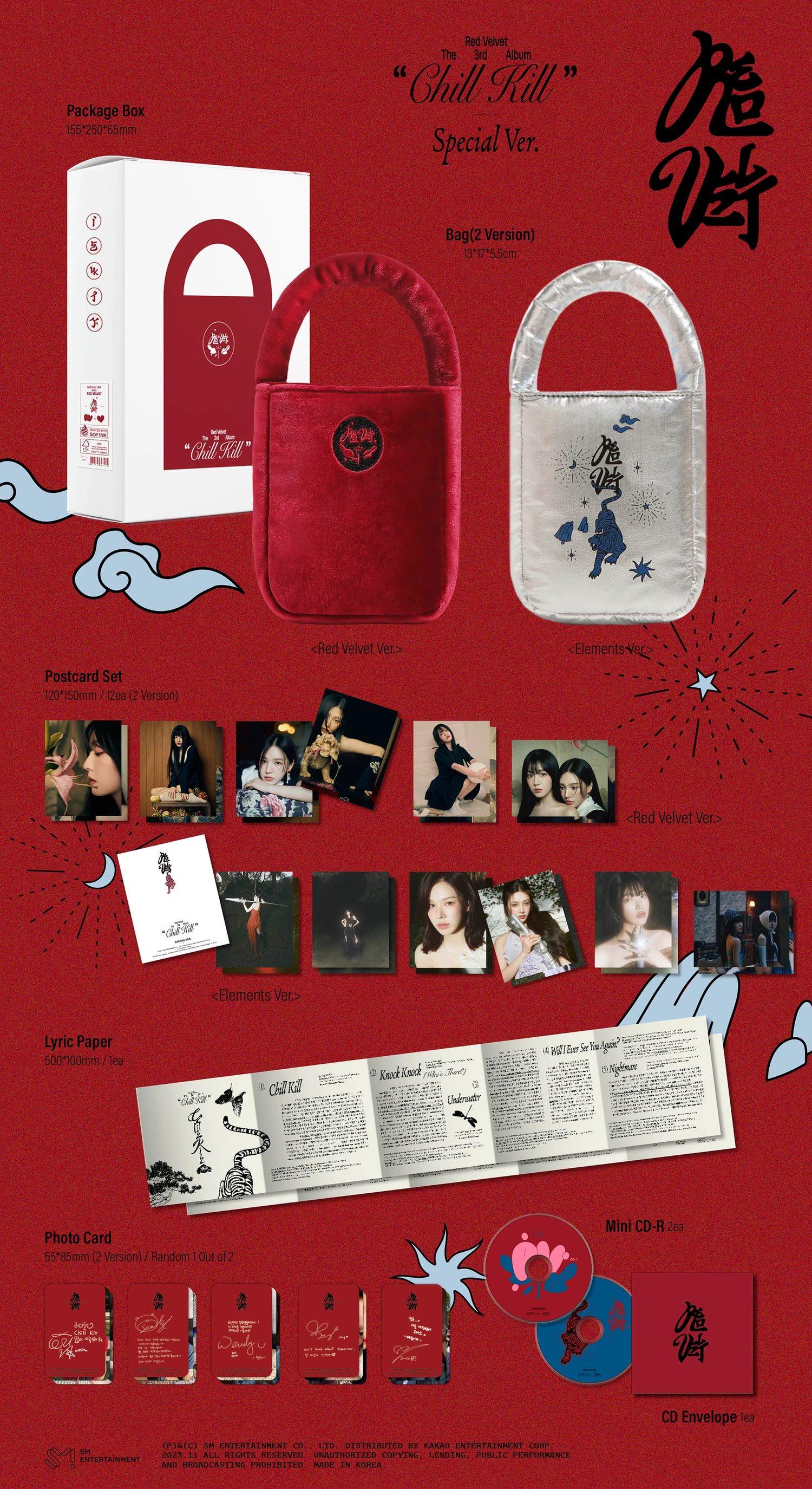 Red Velvet - Chill Kill - 3rd Album (Special Ver. / First Limited Ver.) - Image 2