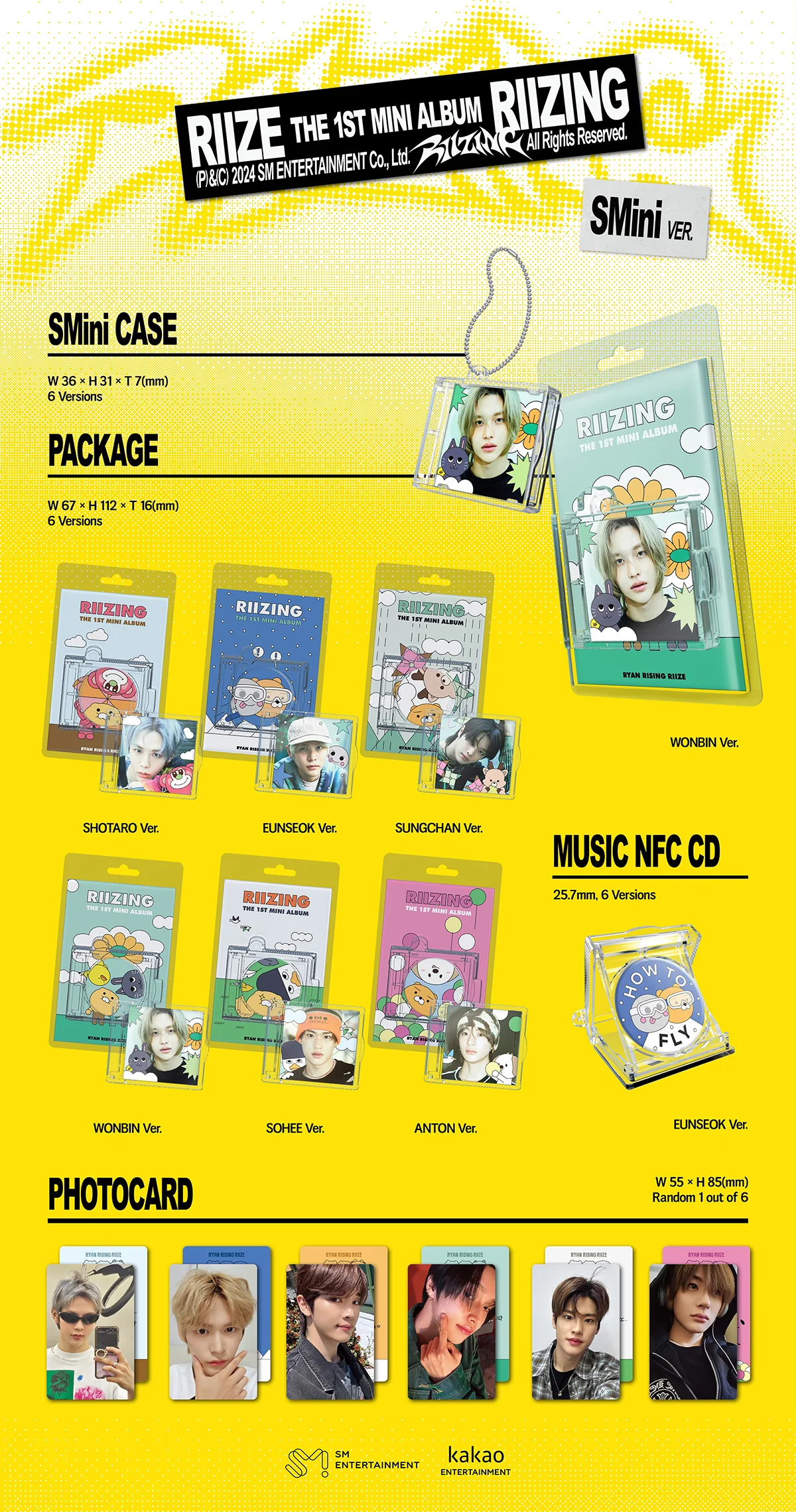 RIIZE - RIIZING - 1st Mini Album (SMini Ver.) - Image 2
