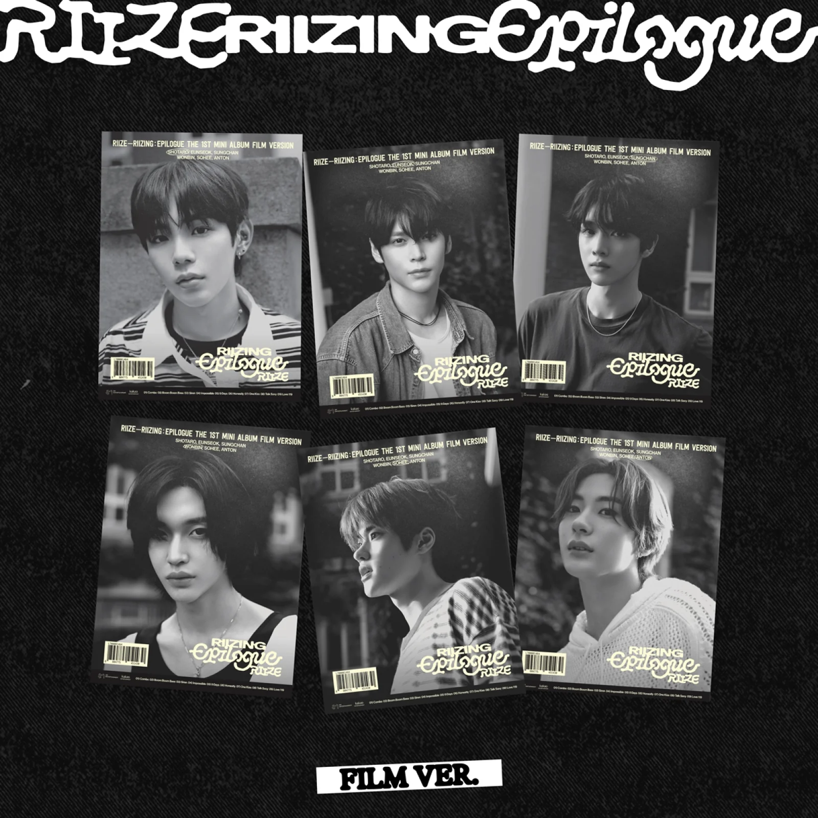 RIIZE - RIIZING : Epilogue - 1st Mini Album (Film Ver.)