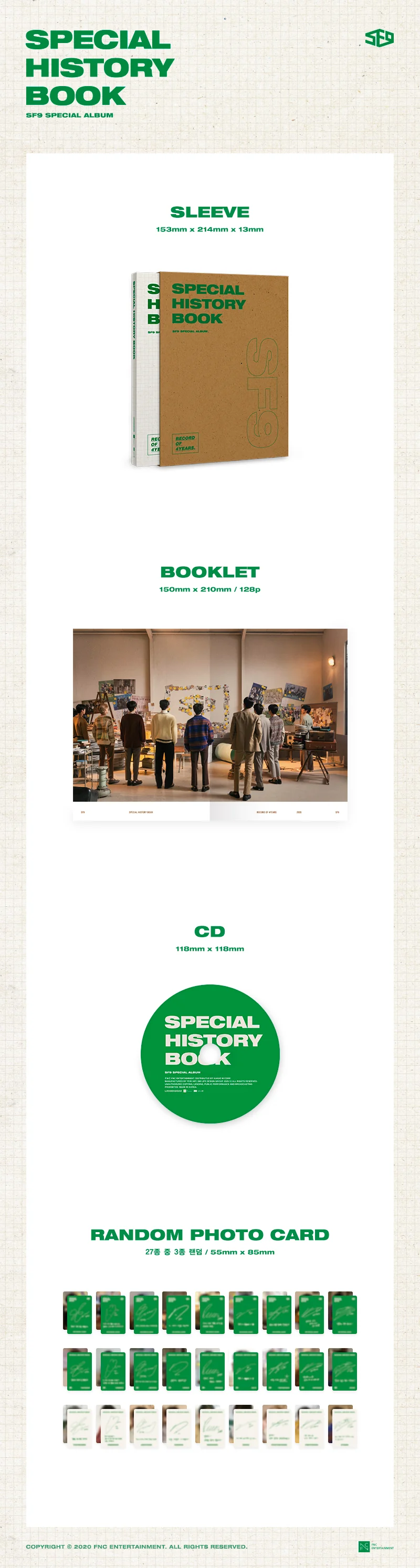 SF9 - SPECIAL HISTORY BOOK - Special Album - Image 2