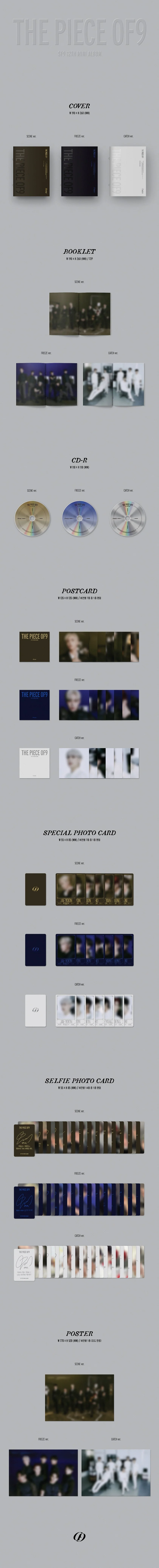 SF9 - THE PIECE OF9 - 12th Mini Album - Image 2
