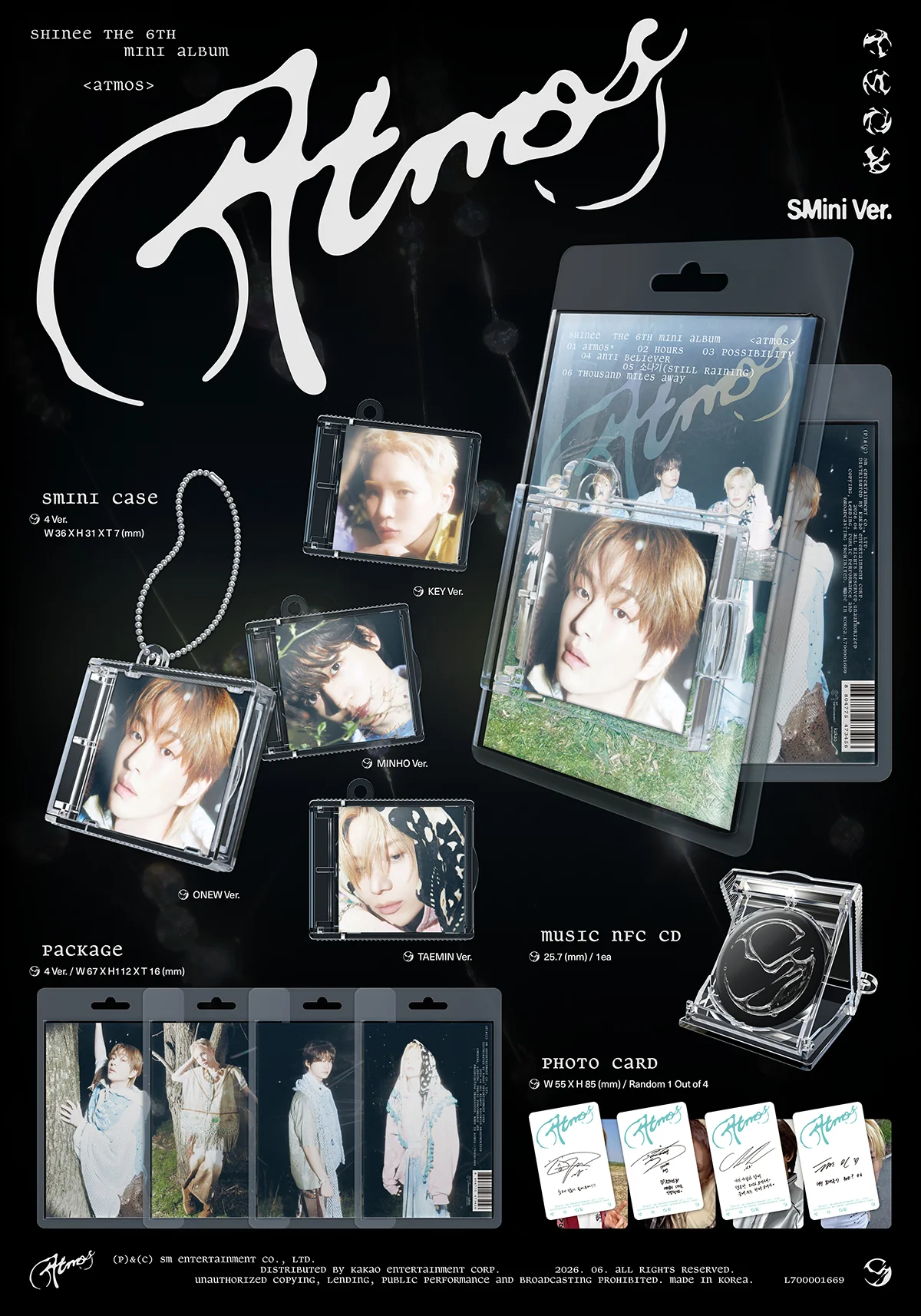 SHINee - Atmos - 6th Mini Album (SMini Ver.) - Image 2