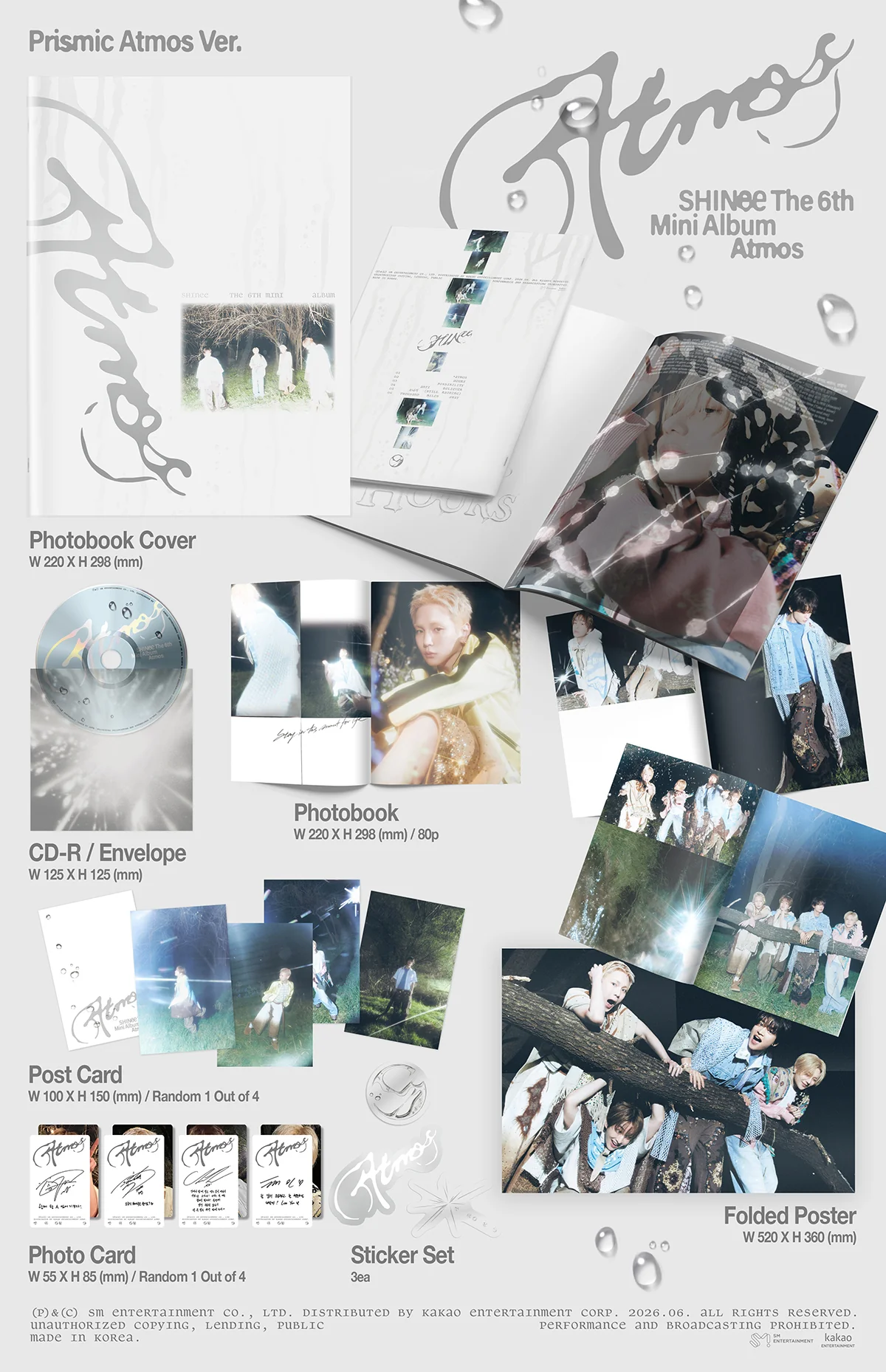SHINee - Atmos - 6th Mini Album (PrIsmIc Atmos Ver.) - Image 2