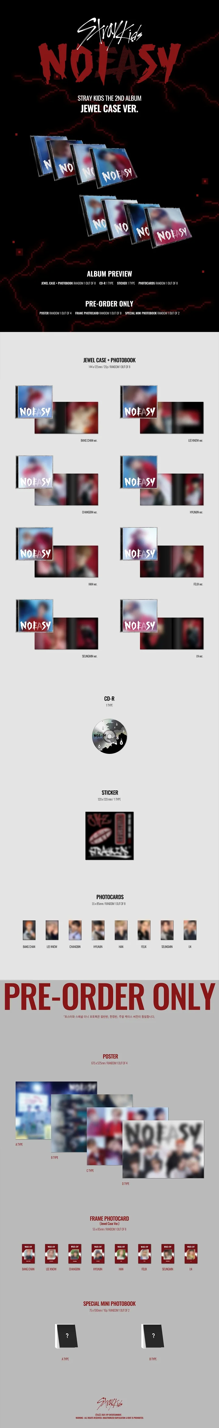 Stray Kids - NOEASY - 2nd Album (Jewel Case Ver.) - Image 2