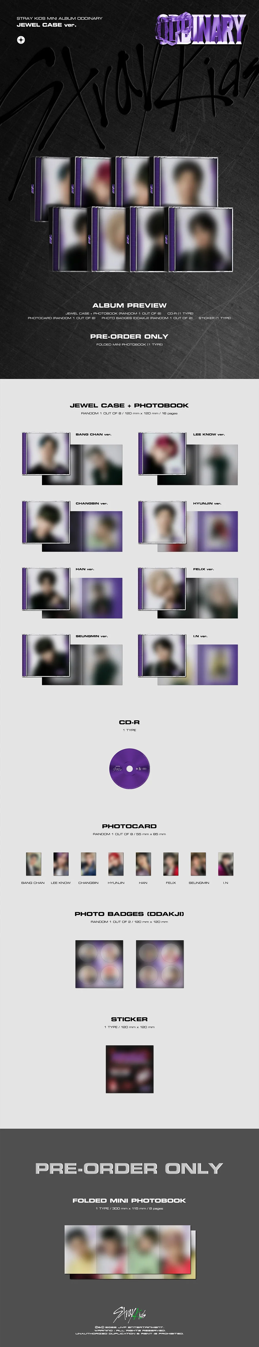 Stray Kids - ODDINARY - Mini Album (Jewel Case Ver.) - Image 2