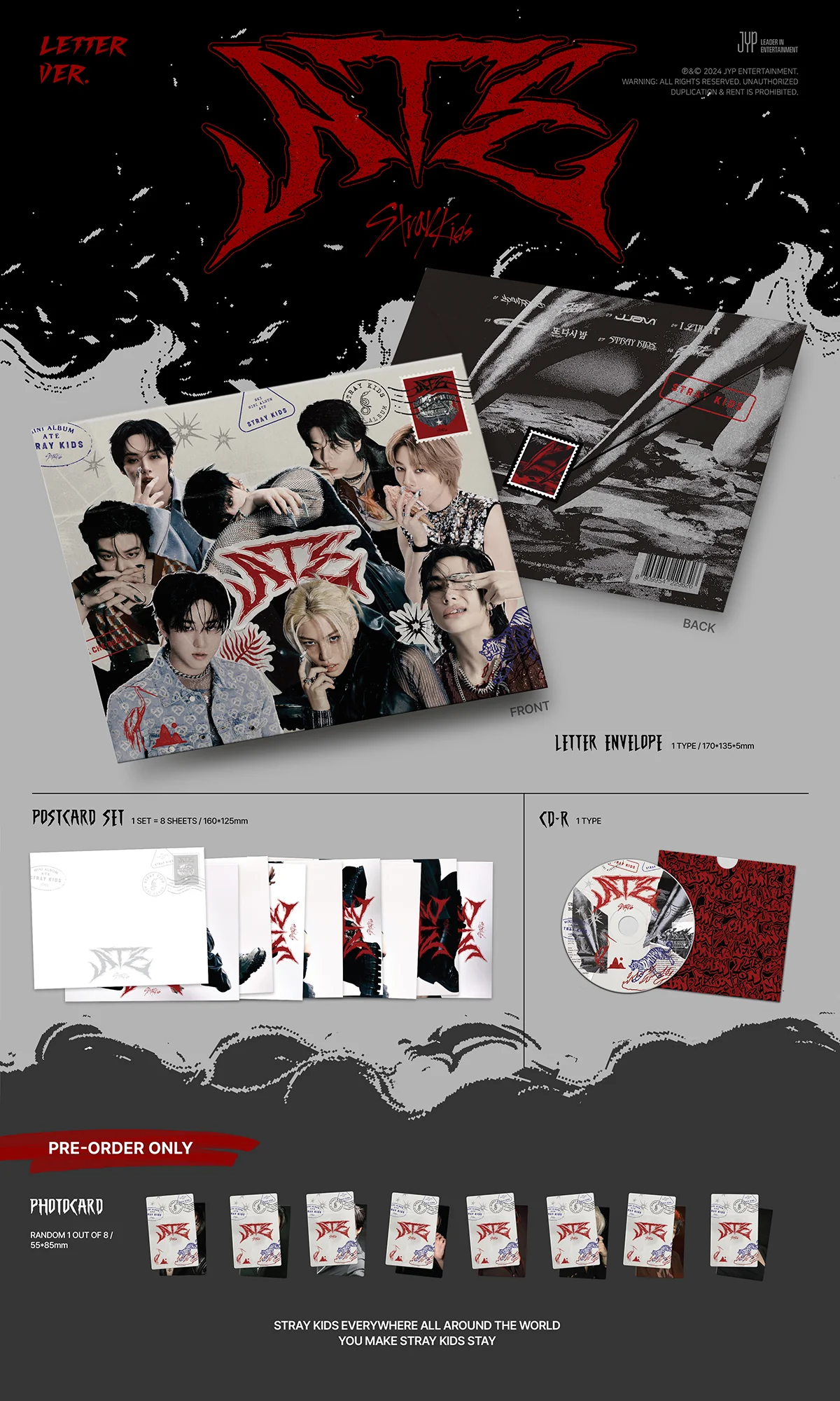 Stray Kids - ATE - Album (Letter Ver.) - Image 2