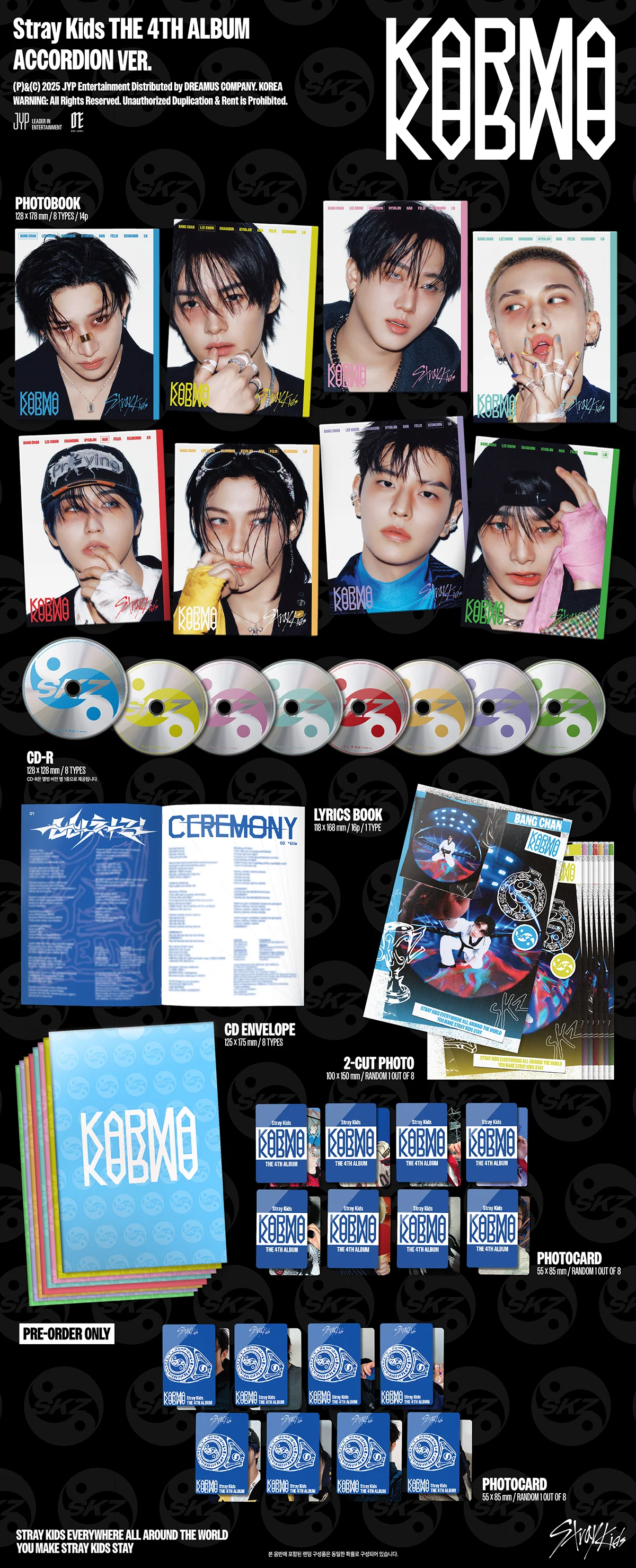 Stray Kids - KARMA - 4th Full Album (ACCORDION Ver.) - Image 2