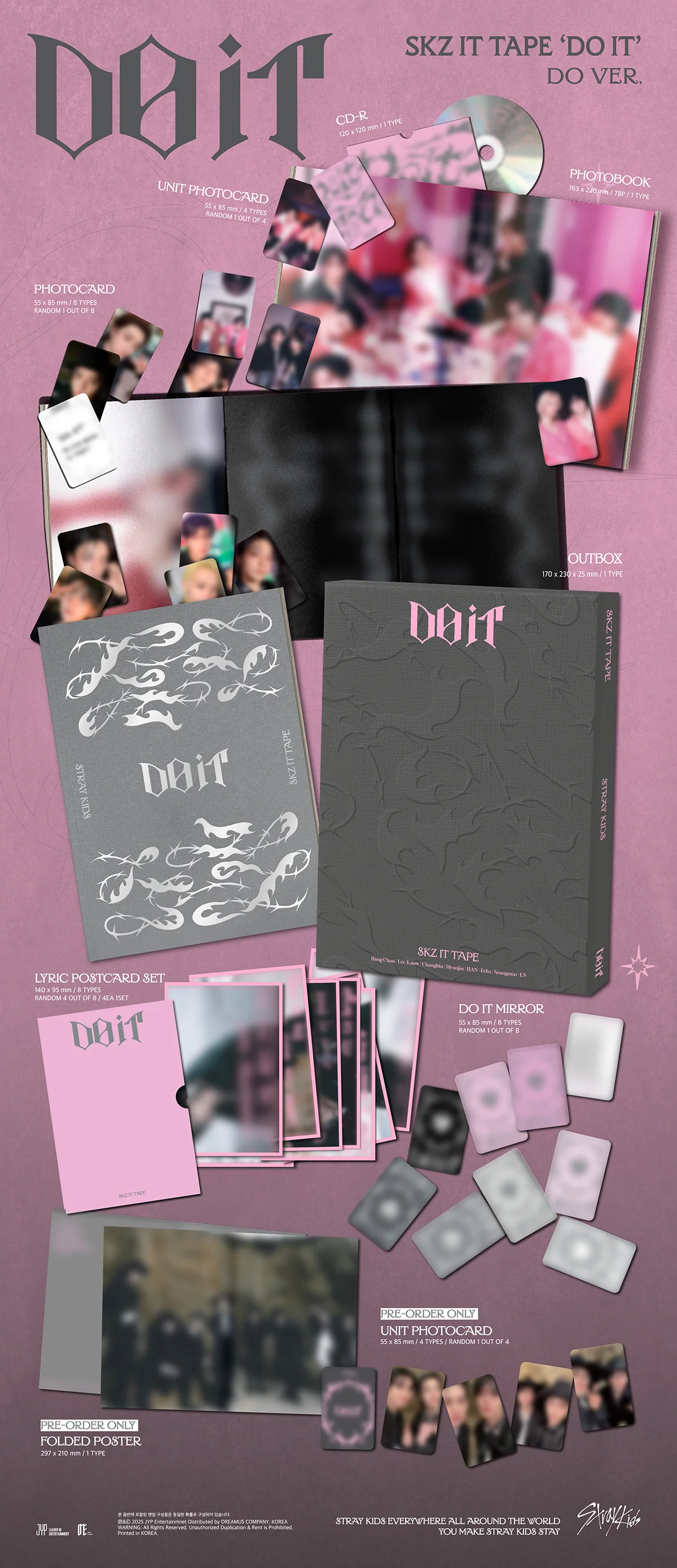 Stray Kids - DO IT / SKZ IT TAPE - Album (DO Ver.) - Image 2