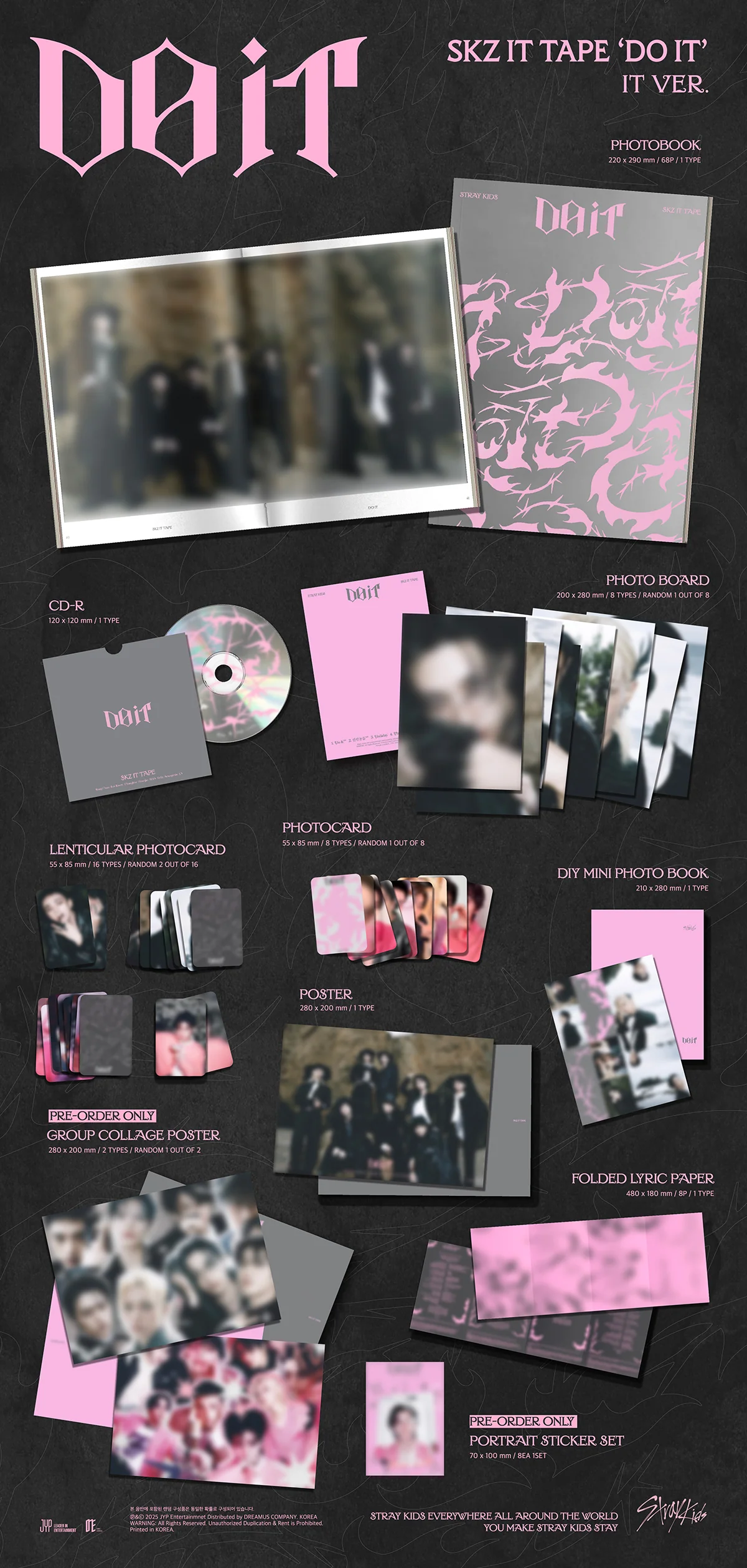 Stray Kids - DO IT / SKZ IT TAPE - Album (IT Ver.) - Image 2